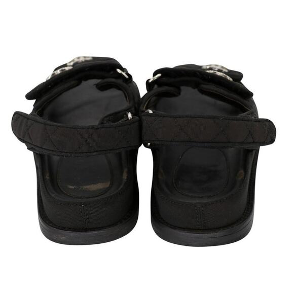 Chanel Quilted Crystal 36 CC Dad Chunky Sandals CC-S0829-0004 - Picture 12 of 12